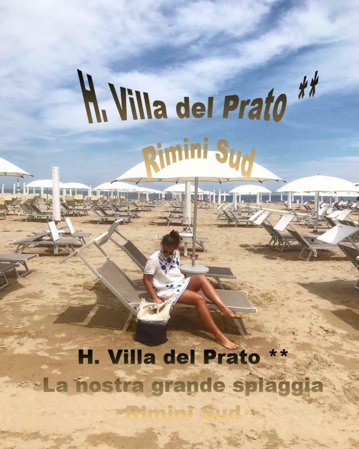 Hotel Villa Del Prato Cucina Romagnola E Possibilita Pacchetto Spiaggia Bellariva Di Rimini Kültér fotó